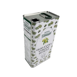 Engrosamiento de alta calidad 169fl. Envase de lata de aceite de oliva de 5 <span class=keywords><strong>litros</strong></span> Recipiente de aceite de metal de alta capacidad con tapa de mango de plástico - Product Image 3