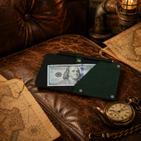 Porte-Comptes en Cuir Riveté Personnalisé Boshiho avec Logo, Bicolore, pour Restaurant, Porte-Menu en Cuir