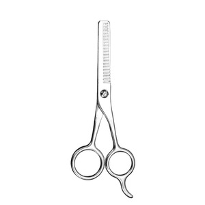 Thinning Shears Stainless Steel Single Tooth Short Handle Hair Cutting Scissors For Bangs Professional Hairdressing Tools - Product Image 4