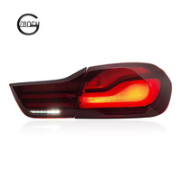 Conjunto de Luces Traseras LED F32 para BMW Serie 4 F33 F34 F36 F80, Luces de Freno Dinámicas Traseras para Parachoques, 425i 430i 440i