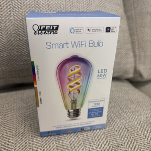 Bombilla LED Inteligente Wi-Fi Feit de 60w con Cambio de Color, Compatible con Alexa y Hey Google, Nueva, Original, Automatización Industrial, Control Programable PLC - Product Image 1