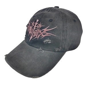 Bulk Custom Retro Washed Cotton Sporty Dobby <strong>Dad</strong> <strong>Hats</strong> Distressed Ripped Punk Adjustable Fit Common Wholesale - Product Image 2