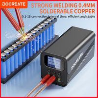 Docreate SK-10P New Spot Welder Super Farad Capacitor 10kW 220V/110V for 18650 Lithium Battery DIY Nickel Sheet Welding Machine