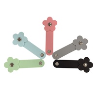 Organisateur de câbles en silicone en forme de fleur créative, attache écologique pour la gestion des câbles d'écouteurs et de données