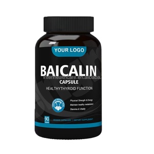 OEM Baicalin Extracto de planta entera precio suplemento alimenticio puro de alta calidad a base de hierbas Baicalin cápsula - Product Image 1
