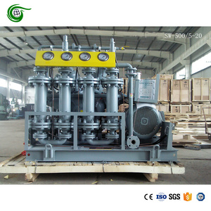 Compressore <span class=keywords><strong>a</strong></span> Pistone ad Elio Completamente Senza Olio da 4KW, Bassi Costi di Manutenzione, Ingresso 27.6 Bar, Uscita 124 Bar, Flusso 30Nm3/h - Product Image 2