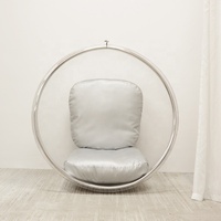 Chaise de salon moderne en acier inoxydable avec un design moderne et unique pour une personne seule