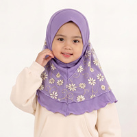Hijab instantané pour filles Sharut, 2-7 ans, hijab musulman pour enfants, foulard instantané d'été pour filles, hijab musulman pour tous les jours