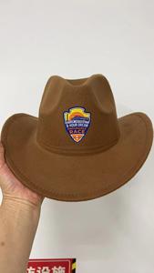 Sombreros de Fieltro para Niños y Niñas de 54 cm, Sombreros Fedora de Ala Ancha para Otoño e <span class=keywords><strong>Invierno</strong></span>, Sombrero de Vaquero Occidental para Niños - Product Image 6