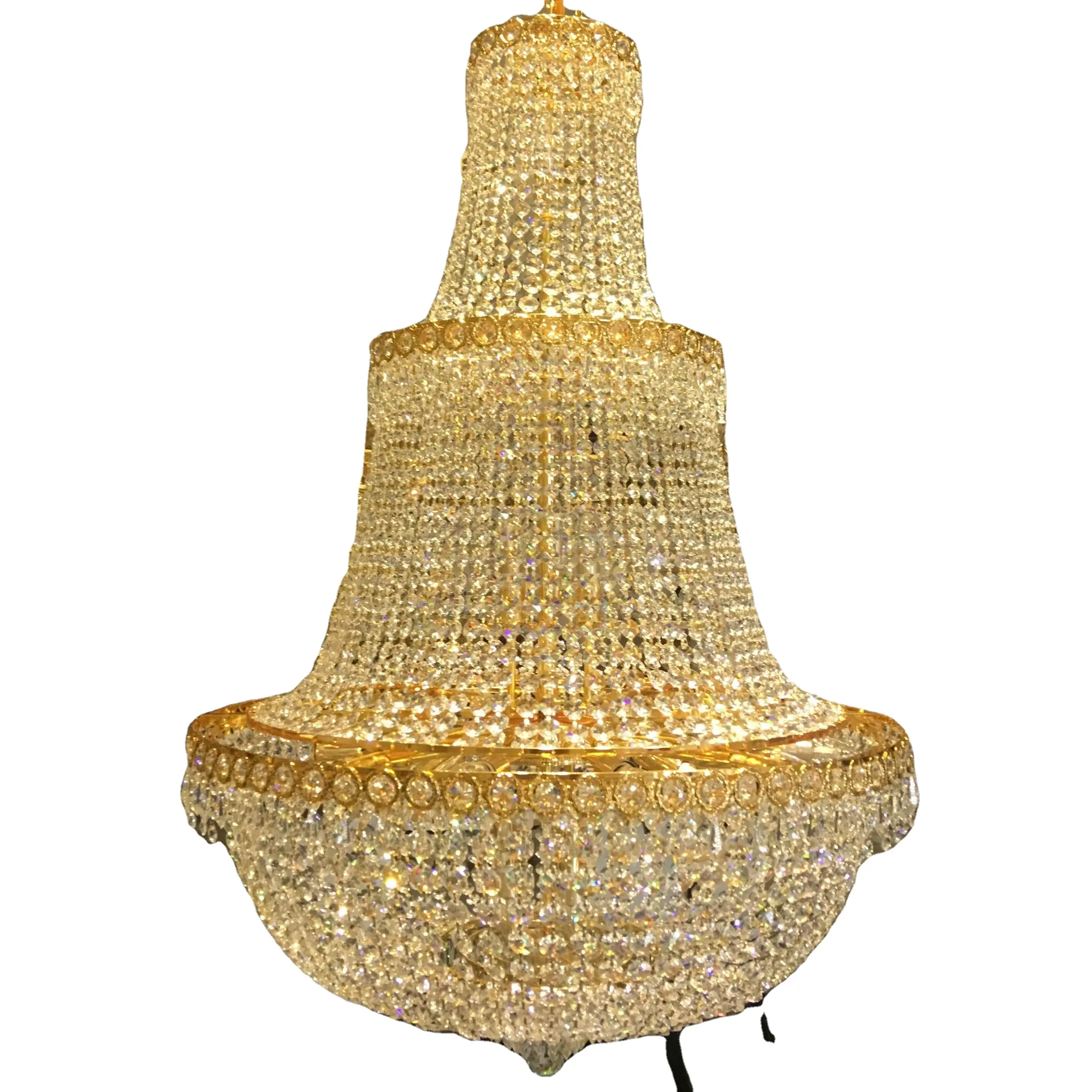 Factory direct selling crystal chandeliers royal emperor lamps LT-71013