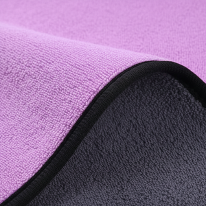 Serviette de lavage de voiture professionnelle sans bordure en microfibre corail 500GSM, séchage rapide, tissée - Product Image 1