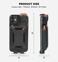 KEFAR-Escáner de código de barras 2D, lector de código de barras inalámbrico para iPhone, sistema Android IOS