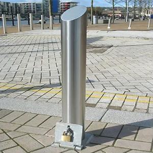 卸売マニュアルポスト取り外し可能な駐車バリアステンレス鋼取り外し可能なボラード - Product Image 5