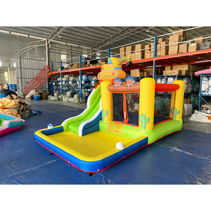 Kid Playground Outdoor Toys <b>Inflatable</b> <b>House</b> Water Slide Bouncer With Ball Pit for Toddlers NB-93008 <b>House</b> Slide Ki - Product Image 1