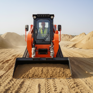 HAIJU Tracked Skid Steer <strong>Loader</strong> TS65 Capacity 1000kg with Xinchai 55KW Track <strong>Model</strong> 300X52.5 Closed Cabin Attachment Cheap Price - Product Image 3