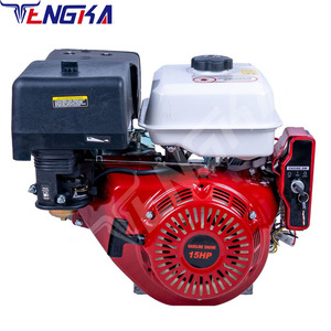Moteur à essence refroidi par air Gx420 15HP 420cc avec démarrage au kick, norme Euro 3, pompe et composants de roulement - Product Image 3