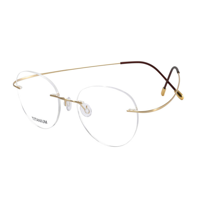 Titanium Optic Rimless Eye Glasses Frame ,titanium Lunette Optical Eyeglasses Frames,gafas De Titanio Titanium Eyewear