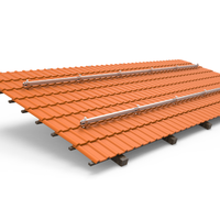 Matériel de montage de toit solaire Pv système de montage de carreaux d'argile solaire en Aluminium