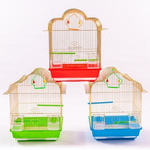 Jaula y Casa de Lujo para Cría de Aves, Grande, para Exteriores, para Loros, Plegable, de Hierro con Bandeja de Plástico, Embalaje en Caja - Product Image 6