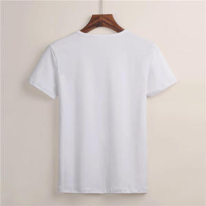 เสื้อยืดคอกลมแขนสั้นผ้าโมดอลแบบยูนิเซ็กซ์สั่งทำขายส่ง พร้อมโลโก้ที่ปรับแต่งได้สำหรับผู้ชาย - Product Image 3