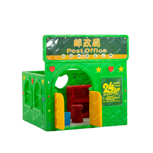 Combinaison de toboggan et de balançoire en plastique éducatif pour la maternelle, pour une utilisation en jardin et à la maison - Product Image 6