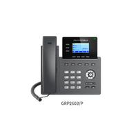 GrandStream GRP2603P Telefono IP Gigabit PoE a 6 Linee SIP con Sistema Operativo Linux, Voce HD, Opus VoIP, Telefono Desktop per Call Center Aziendale a 5 Vie