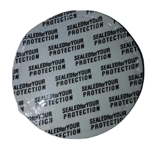 保護と漏れ防止のために密封されたPET PEジャー用の高品質できれいな剥離可能なアルミホイル誘導ボトルシールライナー