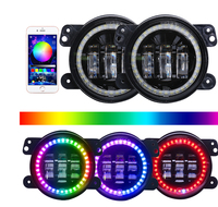 LELANPU Nuevas Luces Antiniebla LED para Automóvil, 40 W, 6000 K, 4000 Lm, Ajuste Universal, Lámpara de Conducción Antiniebla