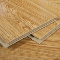 Plancher stratifié HDF imperméable AC5 pas cher avec design à rainures pour salon