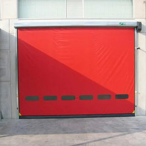 <span class=keywords><strong>Porte</strong></span> rapide industrielle en PVC à grande vitesse avec capteur airbag, structure à fermeture éclair, auto-réparante, pour salle blanche, design moderne - Product Image 4