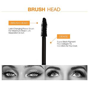 Nouveau noir allongement <span class=keywords><strong>Mascara</strong></span> crème Curling fibre épaisse volumateur étanche Volume végétalien marque privée cils <span class=keywords><strong>Mascara</strong></span> maquillage - Product Image 5