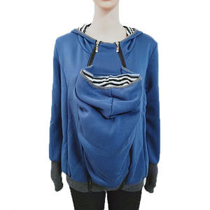 <span class=keywords><strong>Abrigo</strong></span> portador de maternidad para mujer, Sudadera con capucha para mamá, chaqueta de transporte para bebé, sudaderas cálidas para bebé - Product Image 3