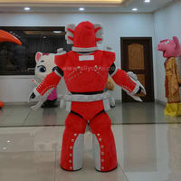 Costume de robot portable personnalisé, mascotte, accessoire, production de sculpture 3D en relief, tissu peluche doux, certifié ISO9001, pour spectacle