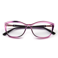 Lunettes de lecture élégantes pour femmes, design œil de chat de luxe, monture légère en PC, branches en métal doré, verres transparents anti-reflets