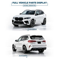 Kit carrosserie style X5M pour BMW X5 G05, accessoires de tuning automobile, pièces auto, pare-chocs avant et arrière, passage de roue, lifting