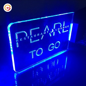 JAGUARSIGN Ánh Sáng Tùy Chỉnh Acrylic Led Cạnh Thắp Sáng Dấu Hiệu Cửa Hàng Treo Bảng Hiệu Lối Vào Và Lối Ra Acrylic Ánh Sáng Dấu Hiệu Sáng - Product Image 4