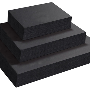 กระดาษสีดำคู่คุณภาพดีขายดีกระดาษแข็งสีดำ110gr - Product Image 1