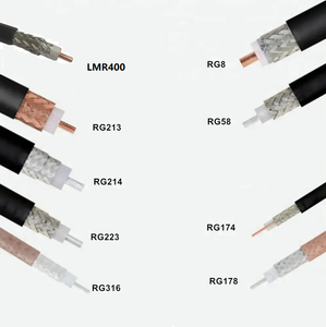 Cable Coaxial de Baja Pérdida de Fábrica 1/2'' 7/8'' RG174 RG58A/U RG58U LMR400 LMR200 RG178 RG316 RG8 RG213 para Antena de TV Satelital - Product Image 1