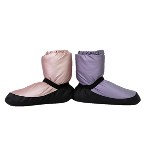 Bottines chaudes pour femmes en cuir véritable doux avec doublure en PU, semelle épaisse imperméable, antidérapantes, chaussures de danse d'hiver, ballerines - Product Image 4