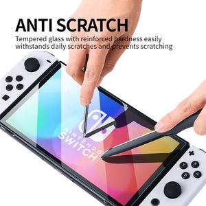 9H Dureza <span class=keywords><strong>HD</strong></span> 3D Protector de pantalla de vidrio 0,3mm Película de vidrio templado para Nintendo Switch OLED - Product Image 3