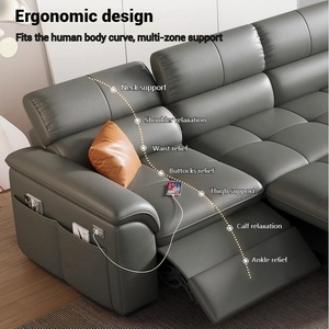 <strong>Pull</strong>-Out Leather <strong>Couch</strong> <strong>Bed</strong> with High-Density Foam and Sturdy Metal Frame Support - Product Image 5