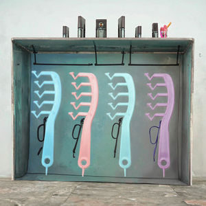 Z-Shaped <b>Styling</b> ABS Handle Disappearing Volumizing <b>Hair</b> Parting Root Plastic <b>Tool</b> Covering Comb <b>Hair</b> Brush - Product Image 5