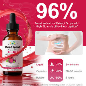 SOLOTREE 8000毫克新鲜甜菜根提取物液体红甜菜补充有机甜菜根液体滴肝心脏健康支持 - Product Image 4