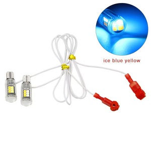 Skyearth Motorcycle <b>LED</b> Bulb Dual Color 2835 16SMD Aluminum Alloy with <b>Wire</b> for Indicator Driving Reverse <b>Light</b> Universal - Product Image 4