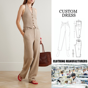 <span class=keywords><strong>Camel</strong></span> taille haute <span class=keywords><strong>pantalon</strong></span> large pour femmes automne et hiver drapé <span class=keywords><strong>pantalon</strong></span> droit respirant décontracté minceur conception - Product Image 1