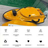 Bateau de cartographie autonome en fibre de verre sur mesure, coque légère à faible encoche, longueur 1,2m-5m, OEM