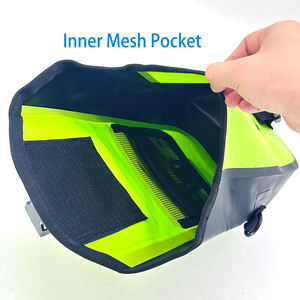 Sacoche latérale unisexe décontractée en PVC avec coussinets à air, accessoires de messagerie, sacoche étanche pour vélo, sacoche de vélo durable pour <span class=keywords><strong>porte</strong></span>-bagages arrière - Product Image 5