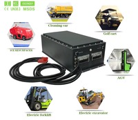 Baterai Kustom 24V 48V 100Ah 200Ah 300Ah 400Ah Lithium Lifepo4 untuk AGV Robot Lift Platform Elevator