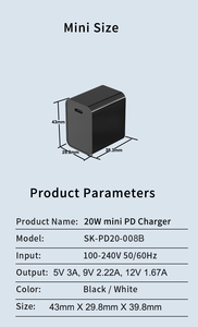 三星手机平板电脑兼容美国/欧盟/英国/非盟旅行适配器超快35w C型适配器QC3.0输出功率5V - Product Image 4