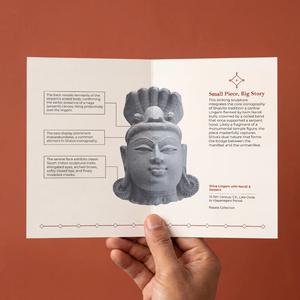 พระศิวะลิงกัมงานฝีมือประณีต พร้อมรูปนันดีและงู |   แบบจำลองที่ได้รับการรับรองจากพิพิธภัณฑ์ศักดิ์สิทธิ์แห่งศตวรรษที่ 13–15 - Product Image 6